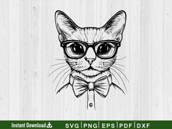 Cat Svg File, Animal Face, Cute Cat