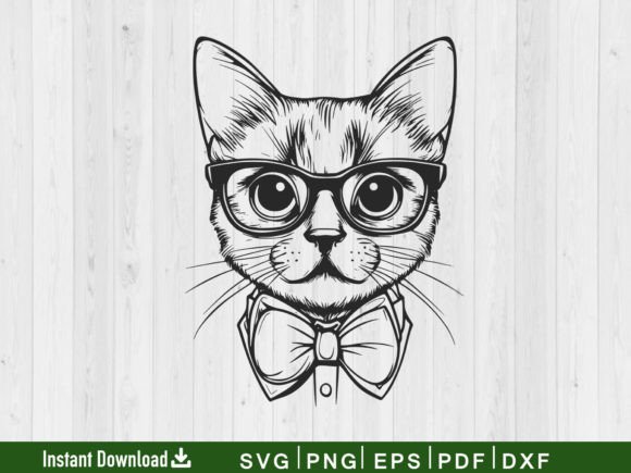 Cat Svg File, Animal Face, Cute Cat