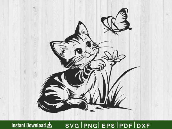 Cat SVG Files for Silhouette, Cat Svg