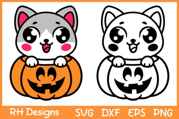 Halloween Cat SVG Cut File
