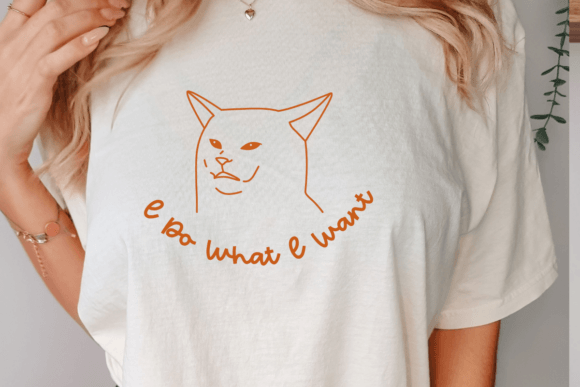 I Do What I Want Cat SVG