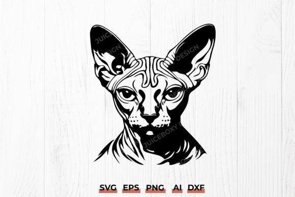 Sphynx Cat SVG Sphynx Cat Lover's Dxf