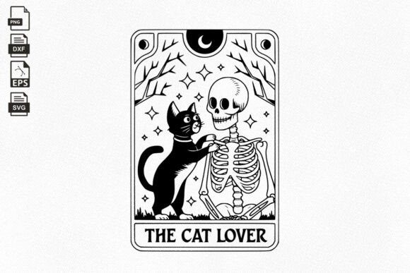The Cat Lover Tarot SVG